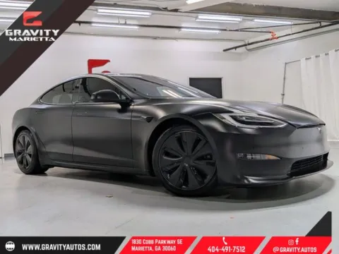 Black 2021 Tesla Model S Plaid for sale in Marietta, GA