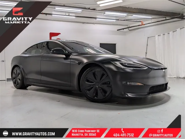 Black 2021 Tesla Model S Plaid for sale in Marietta, GA