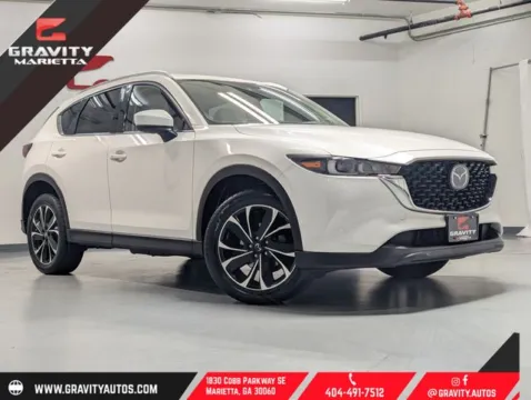 White 2023 Mazda CX-5 2.5 S Premium Package for sale in Marietta, GA