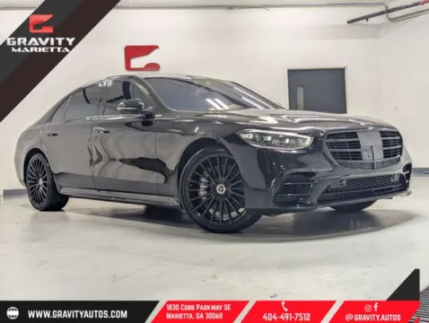 Black 2021 Mercedes-Benz S-Class S 580 for sale in Marietta, GA