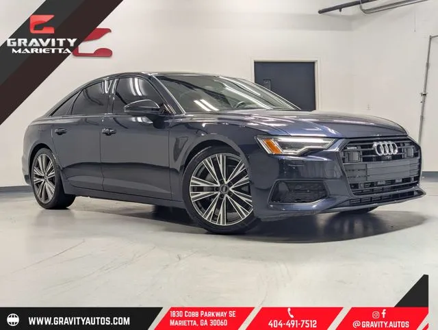 Blue 2021 Audi A6 45 Sport Premium Plus for sale in Marietta, GA