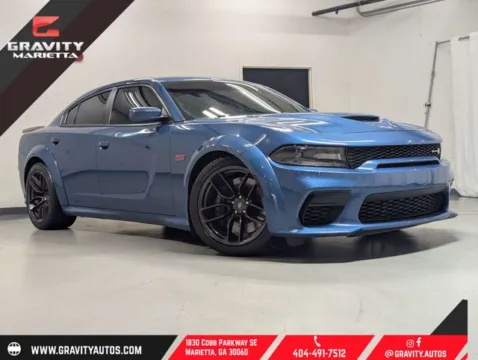 Blue 2021 Dodge Charger R/T Scat Pack Widebody for sale in Marietta, GA