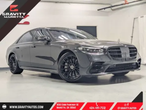 Black 2021 Mercedes-Benz S-Class S 580 for sale in Marietta, GA