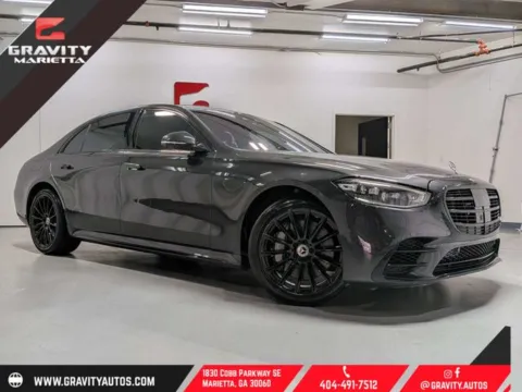 Black 2021 Mercedes-Benz S-Class S 580 for sale in Marietta, GA