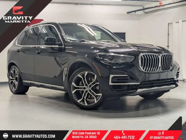 Black 2022 BMW X5 xDrive40i for sale in Marietta, GA