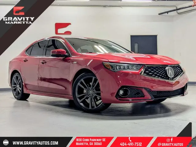 Red 2019 Acura TLX 2.4L Technology Pkg w/A-Spec Pkg for sale in Marietta, GA