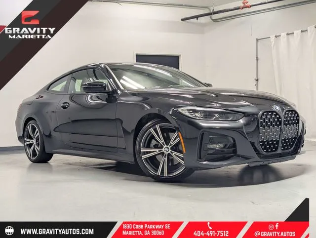 Black 2021 BMW 4 Series 430i for sale in Marietta, GA