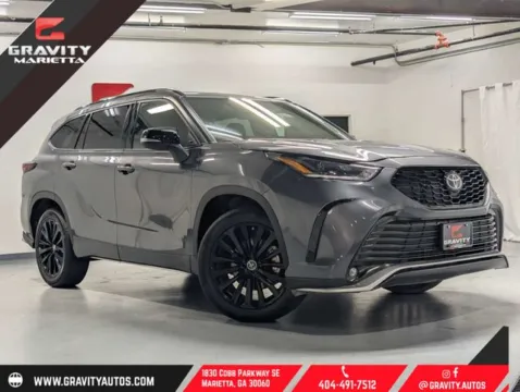 Black 2025 Toyota Highlander XSE for sale in Marietta, GA