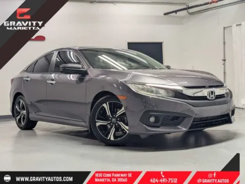 Gray 2017 Honda Civic Touring for sale in Marietta, GA