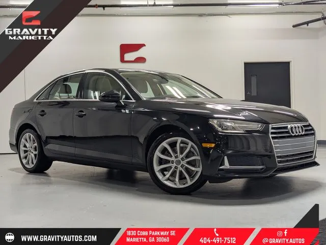 Black 2019 Audi A4 2.0T Premium for sale in Marietta, GA