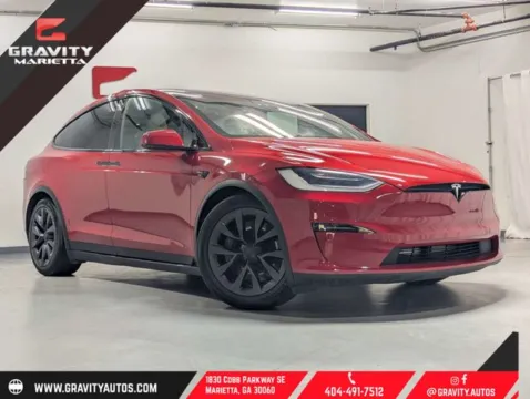 Red 2022 Tesla Model X for sale in Marietta, GA