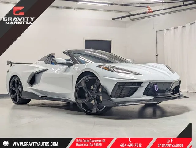 White 2023 Chevrolet Corvette Stingray for sale in Marietta, GA