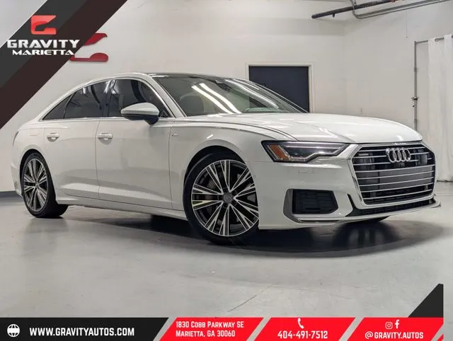 White 2019 Audi A6 3.0T Premium Plus for sale in Marietta, GA