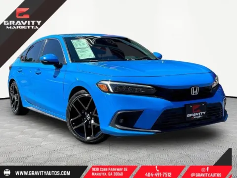 Blue 2023 Honda Civic Sport Touring for sale in Marietta, GA