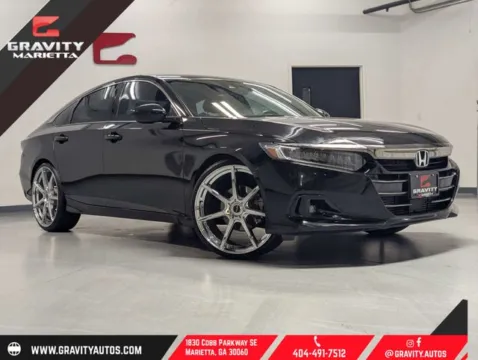 Black 2022 Honda Accord Sport for sale in Marietta, GA