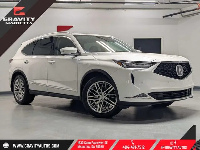 White 2024 Acura MDX Advance for sale in Marietta, GA