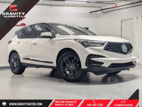 White 2021 Acura RDX A-Spec Package for sale in Marietta, GA
