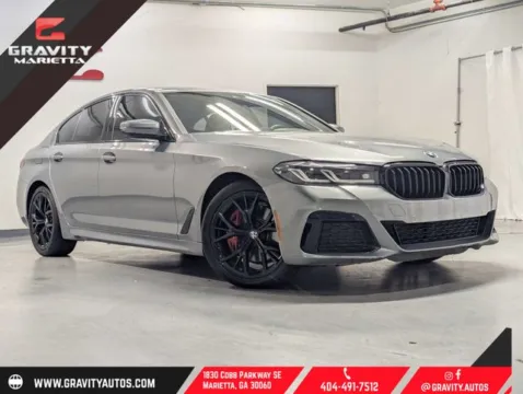 Gray 2023 BMW 5 Series 530i for sale in Marietta, GA