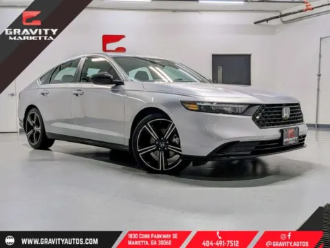 Silver 2024 Honda Accord Hybrid Sport for sale in Marietta, GA
