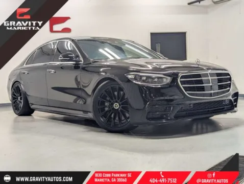 Black 2022 Mercedes-Benz S-Class S 500 for sale in Marietta, GA