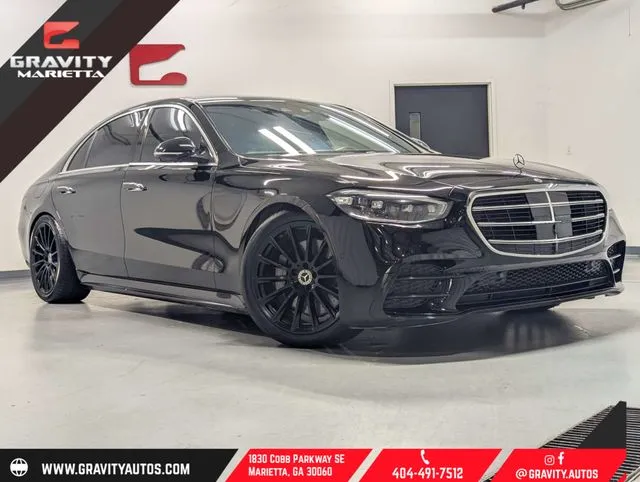 Black 2022 Mercedes-Benz S-Class S 500 for sale in Marietta, GA