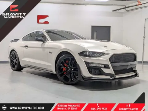 Blue 2021 Ford Mustang GT Premium for sale in Marietta, GA