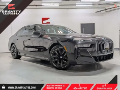 Black 2023 BMW 7 Series 740i for sale in Marietta, GA