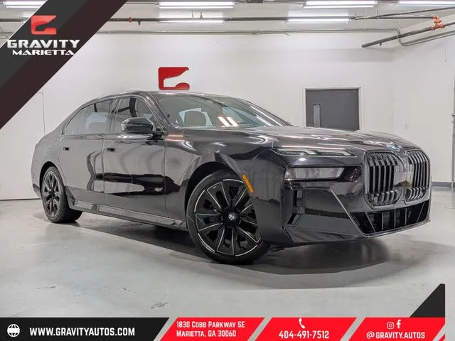 Black 2023 BMW 7 Series 740i for sale in Marietta, GA