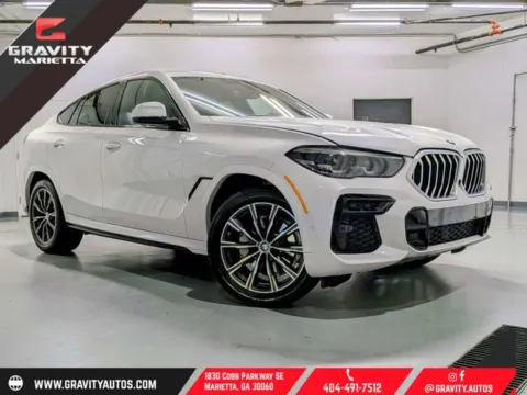 White 2023 BMW X6 xDrive40i for sale in Marietta, GA