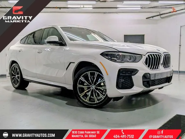White 2023 BMW X6 xDrive40i for sale in Marietta, GA