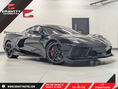 Black 2021 Chevrolet Corvette Stingray for sale in Marietta, GA