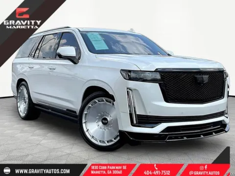 White 2022 Cadillac Escalade Sport Platinum for sale in Marietta, GA