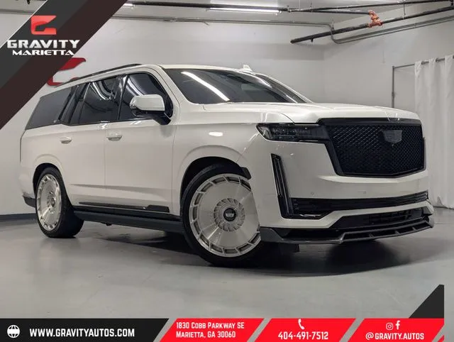 White 2022 Cadillac Escalade Sport Platinum for sale in Marietta, GA