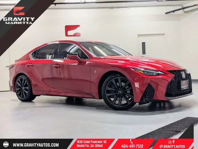 Red 2024 Lexus IS 350 F SPORT Design for sale in Marietta, GA