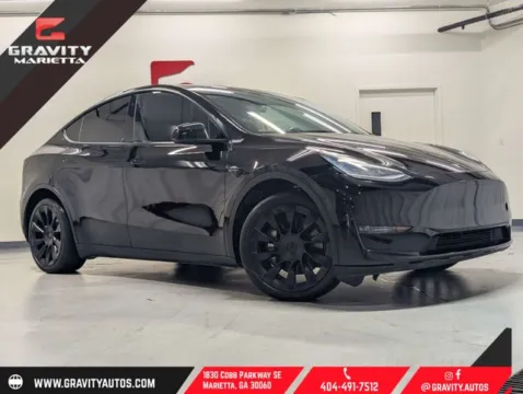 Black 2020 Tesla Model Y Long Range for sale in Marietta, GA