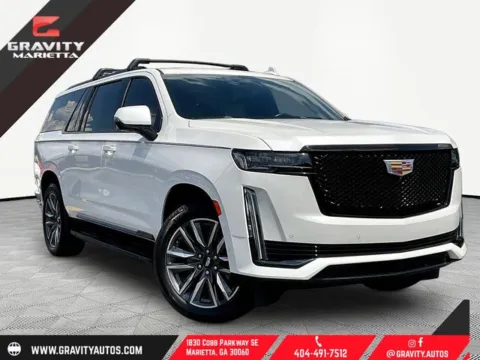 White 2022 Cadillac Escalade ESV Sport for sale in Marietta, GA