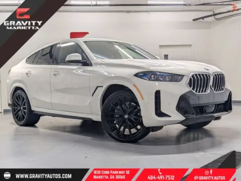 White 2024 BMW X6 xDrive40i for sale in Marietta, GA