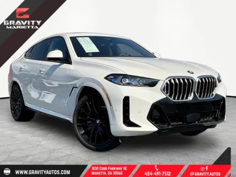 White 2024 BMW X6 xDrive40i for sale in Marietta, GA