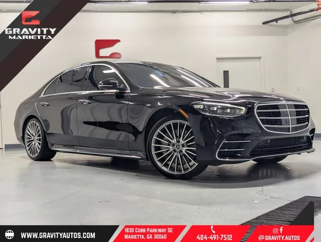 Black 2023 Mercedes-Benz S-Class S 500 for sale in Marietta, GA