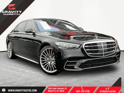 Black 2023 Mercedes-Benz S-Class S 500 for sale in Marietta, GA