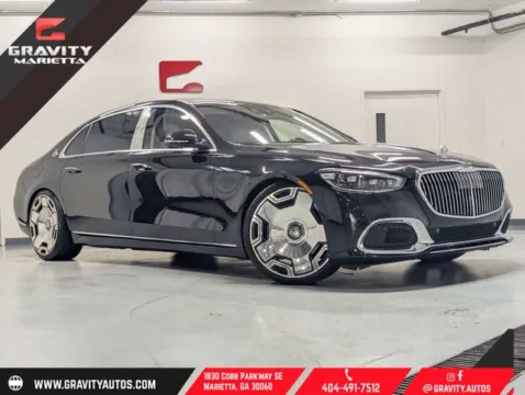 Black 2022 Mercedes-Benz S-Class Maybach S 580 for sale in Marietta, GA