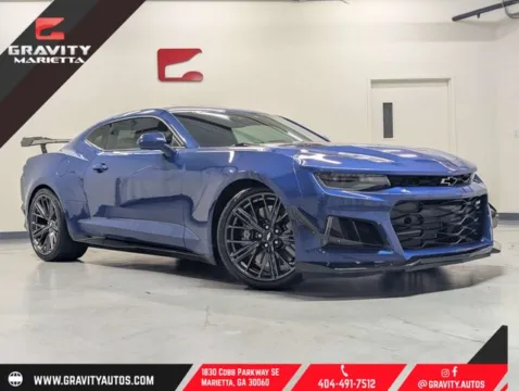 Blue 2019 Chevrolet Camaro ZL1 for sale in Marietta, GA