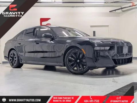 Black 2023 BMW 7 Series 740i for sale in Marietta, GA