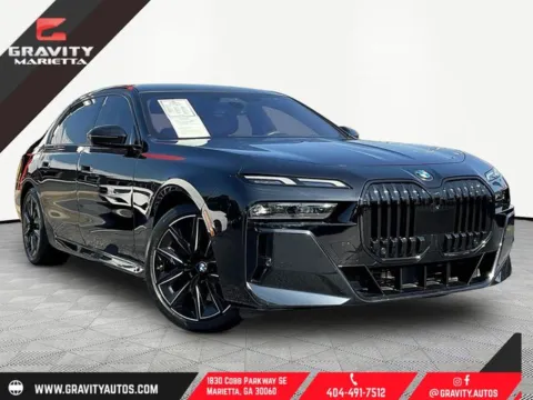 Black 2023 BMW 7 Series 740i for sale in Marietta, GA