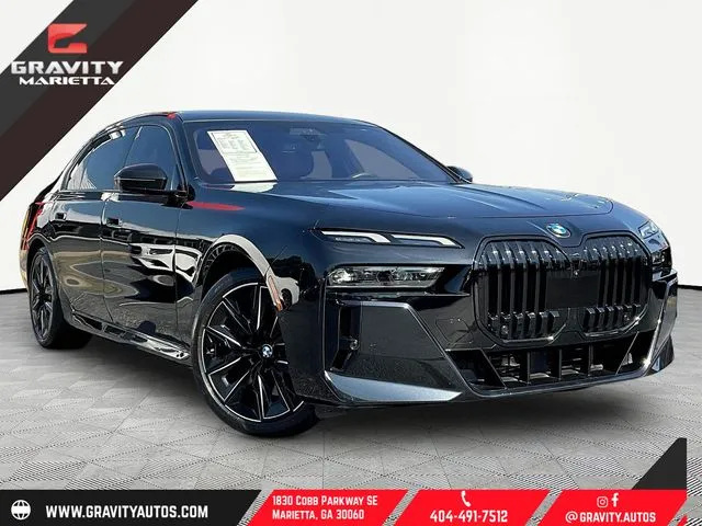 Black 2023 BMW 7 Series 740i for sale in Marietta, GA