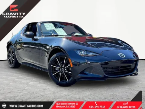 Black 2025 Mazda MX-5 Miata RF Grand Touring for sale in Marietta, GA