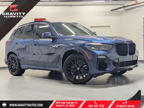Blue 2021 BMW X5 sDrive40i for sale in Marietta, GA