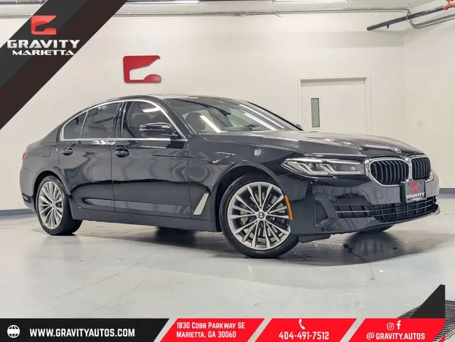 Black 2023 BMW 5 Series 530i for sale in Marietta, GA