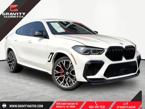 White 2022 BMW X6 M for sale in Marietta, GA