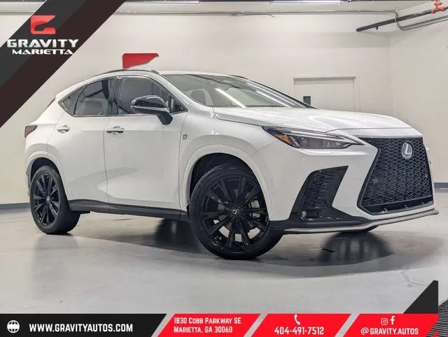 White 2022 Lexus NX 350 F SPORT Handling for sale in Marietta, GA